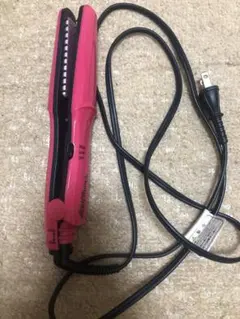 ストレートヘアアイロン ピンク