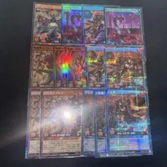 ラッシュデュエル　焔魔　デッキパーツ 双焔魔天　シークレット　他