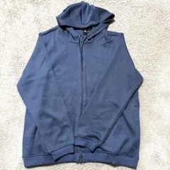 【未使用】adidas Golf ダブルニット パーカー L ブルー 美品