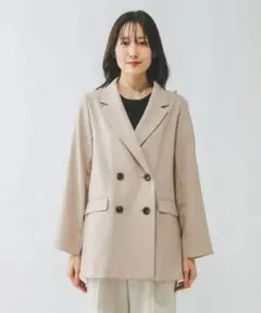 新品未使用タグ付　グローバルワーク　お手入れラクラク　Wジャケット