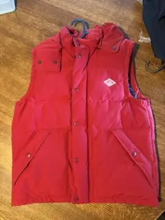 a*o様 ダントンフード付きダウンベスト 赤