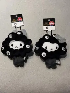 サンリオミャクミャクなりきりぬいぐるみBCブラック　ハローキティ　マイメロディ