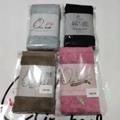 エアーかおる ウォッシュタオル 4色セット　日本製　浅野撚糸