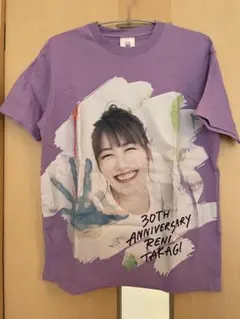ももクロ高城れに応援グッズ　未使用　Tシャツ ももクロ 紫Tシャツ 高城れに Mサイズ アイドルグッツ - メルカリ