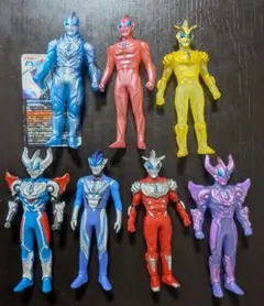 ウルトラマンギンガ セブンカラーズコレクション 全7体 限定ソフビ