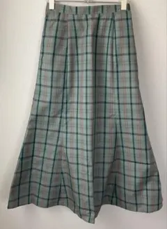 chocol raffine robeチェック柄 マーメイドスカート　新品未使用