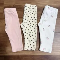 H&M ベビー レギンス 3枚セット 4-6M
