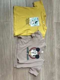 ミッキーマウス Tシャツ 2枚セット サイズ100