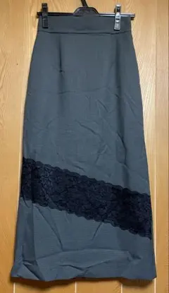 【新品未使用】ヤマダヤスコットクラブ系列Vinレースデザインロングタイトスカート