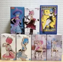 まとめ売り！ Re:ゼロ レム・ラム フィギュア7体セット