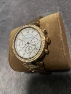 Michael Kors ゴールド クロノグラフ腕時計 Amazon.co.jp: Bradshaw ブラッドショー ゴールド ピンクゴールド