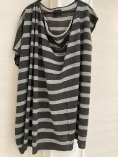 ★ｎ゜11 アシンメトリー チュニック ボーダー