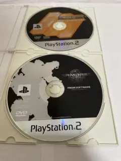PS2 ソフト 2本 アーマードコア2+3 送料無料 動作確認済 【C99】