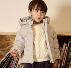 petit main 恐竜 90cm BOYSモチーフ刺しゅう中わたジャケット