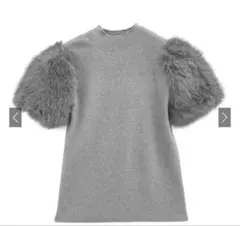 ファースリーブニットトップス[tu1247