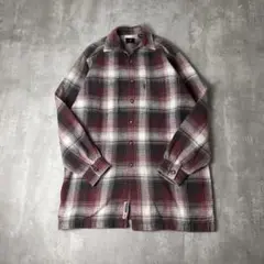 Levi's リーバイス オンブレチェック ヘビーフランネルシャツ ボルドー 赤