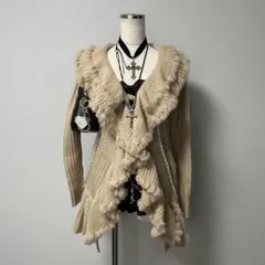 フェアリーグランジ バレエコア y2k 海外ガール 森ガール ニットカーディガン