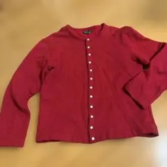 agnès b. homme 赤 カーディガン T2