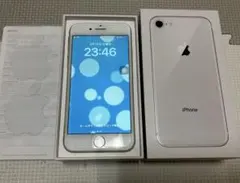 iPhone 8 64GB SIMフリー シルバー 本体 箱付き