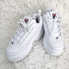 極美品✨FILA ディスラプター2 ウェッジ カジュアルスニーカー 厚底