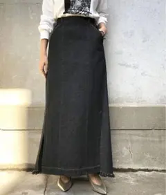 最終値下げ★&g’aime デニムスカート　アンジェムのサムネイル