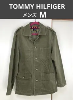 A★ TOMMY HILFIGER コーデュロイ　ジャケット　メンズ　M カーキのサムネイル