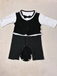 【60-70サイズ】タキシード風ベビーセレモニースーツ