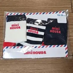 MIKI HOUSE　ミキハウス　ソックスパック　クルーソックス×3　13-15