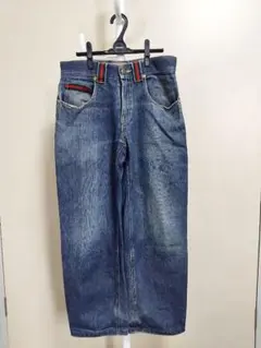 OCTOPUS ARMY ワイドデニムパンツ M 90s ストリート 古着のサムネイル