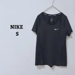 ナイキ　Tシャツ　スポーツ　運動　ドライフィット　トレーニング　薄手　ロゴ　S