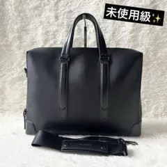 ペッレモルビダ キャピターノ 2way エンボスレザー ビジネスバッグ 黒