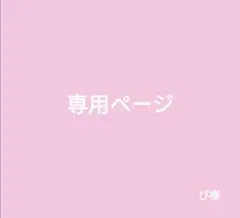 専用ページ☆　　ぴ様