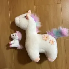 【美品】ユニコーンのぬいぐるみ2個セット