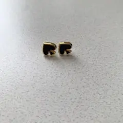ケイトスペード ピアス ブラック ゴールド