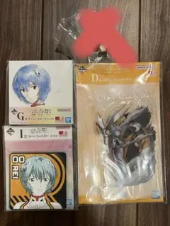 エヴァンゲリオン　一番くじ　綾波レイ　D FG I スタンド