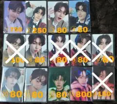 ジャンハオ ZEROBASEONE まとめ売り。バラ売り可。