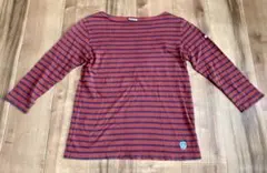 ORCIVAL オーシバル ボーダーカットソー バスクシャツ エンジ系