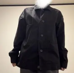 GU カバーオール風ジャケット ブラック