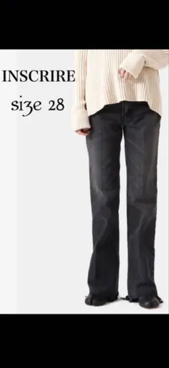 美品✨ INSCRIRE 002 Flare Denim 28のサムネイル