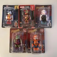 【未使用品】スパイダーマン・X-MEN フィギュア5体セット