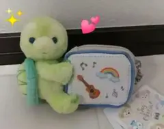 オルメル　セイチーズ　ぬいぐるみキーホルダー　ポーチ付き　　ダッフィー&フレンズ