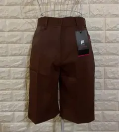 新品　FILA ハーフパンツ　Mサイズ　ブラウンのサムネイル