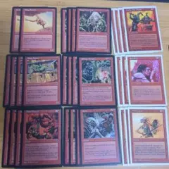 MTG テンペスト他 赤単色カード 大量まとめ売りのサムネイル