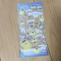 サンリオ 　クリアキャンディシール　ポムポムプリン シナモロール
