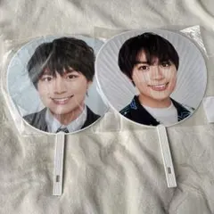 [新品未使用未開封]なにわ男子 大西流星 うちわ アオハル なにわ男子しか勝たん