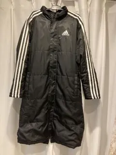 adidas ブラック ベンチコート 150センチ