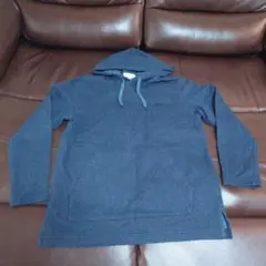 【値下】LACOSTE ダークブルー フード付きパーカー