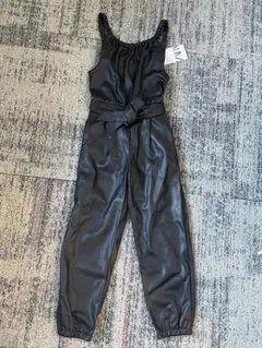 定価4990円 zara kids 134cm 9 黒 オーバーオール