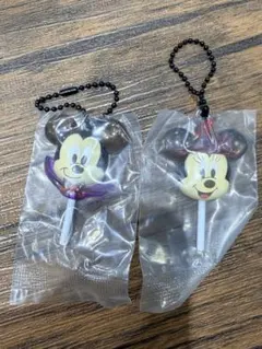 ディズニー カラフルキャンディチャーム2 ミッキー ミニー　セット　ガチャ