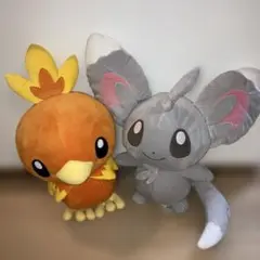 アチャモ と チラーミィの2体セットポケットモンスターめちゃもふぐっとぬいぐるみ